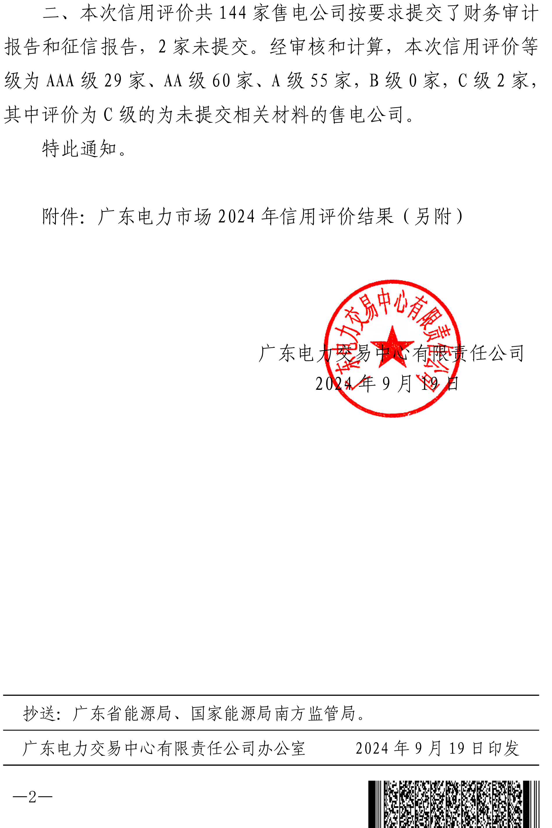 广东交易〔2024〕171号-关于公布广东www0638vom太阳市场2024年信用评价结果的通知-正文-2.jpg